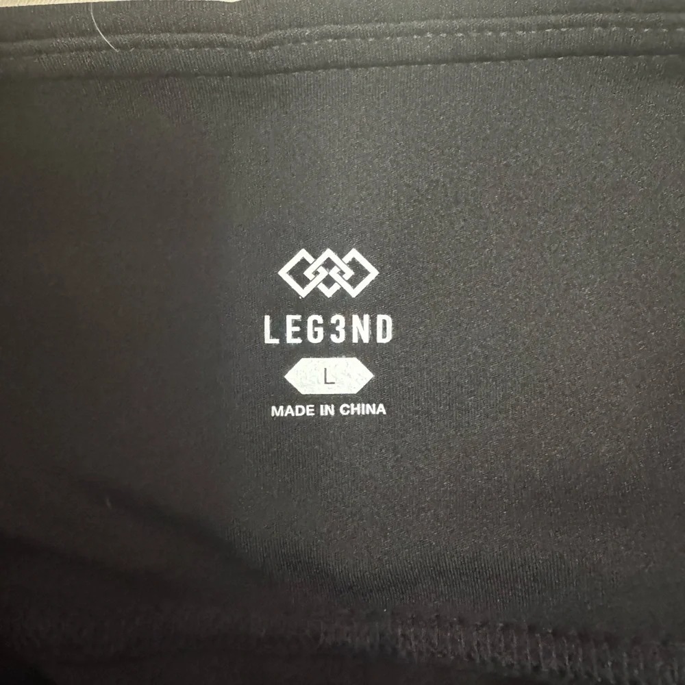 Women's Black Leggings Large High Rise - Picture 3 of 3